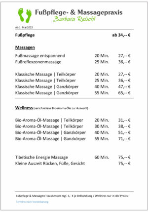 Preisliste-Massage-A4-Hotel-2023-05